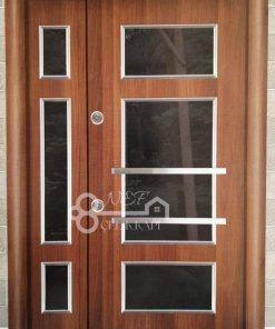 Gümüş Detay Bina Giriş Kapısı NEF-630